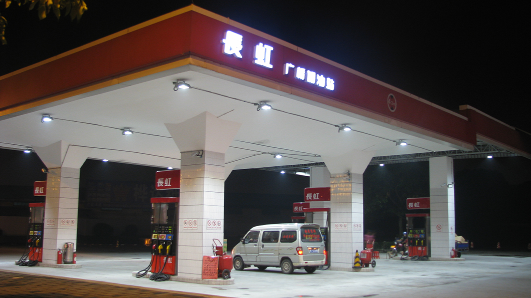 LED flood lights for gas station in Zhongshan China