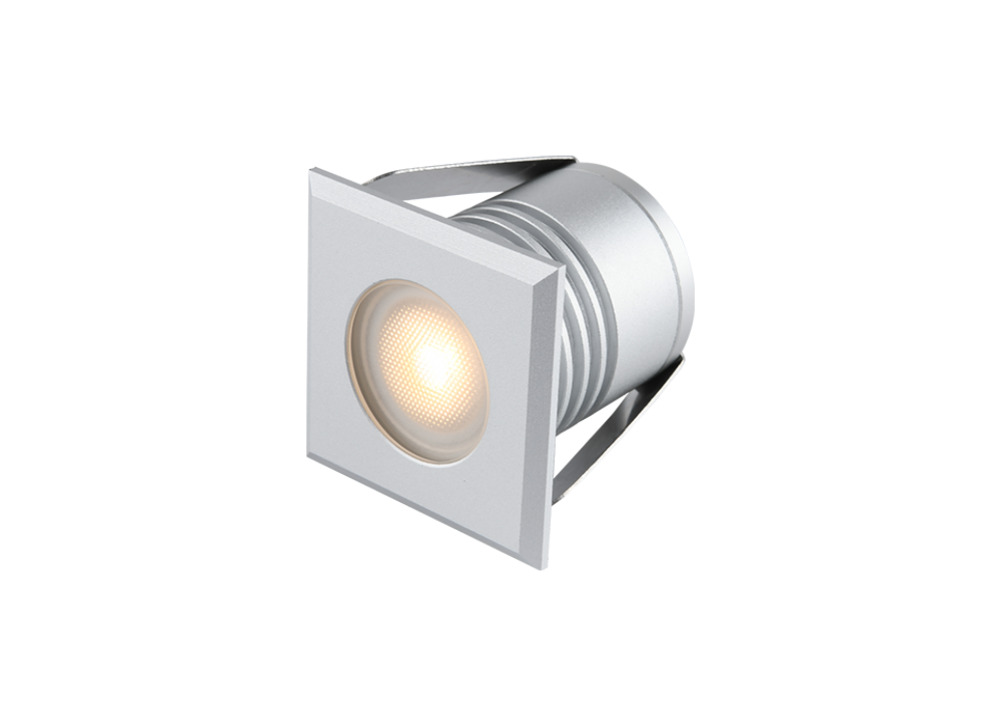1W Step lights with square surface grazer IP67