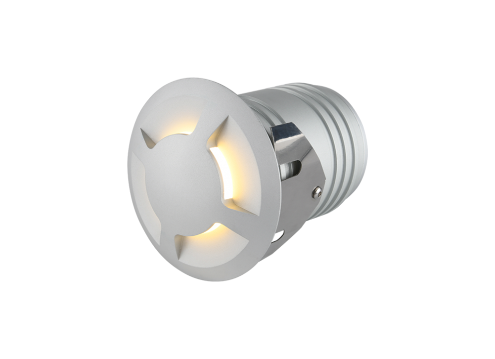 9W In-Ground Led recessed floor light with four light output and IP67
