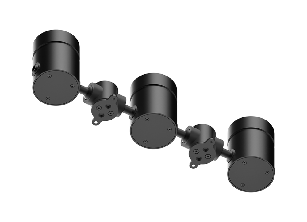 5W Modular 3D flexible LED exterior linear washer graze lighting system.