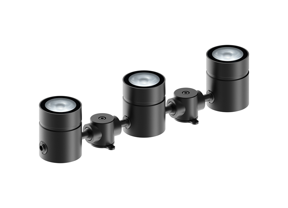 5W Modular 3D flexible LED exterior linear washer graze lighting system.