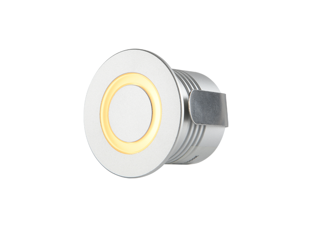 1W Step lights with round surface and IP67