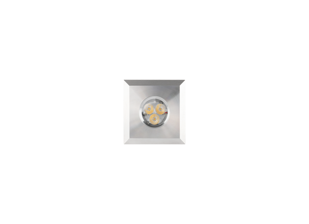 8W Underwater recessed up light with square surface and IP68