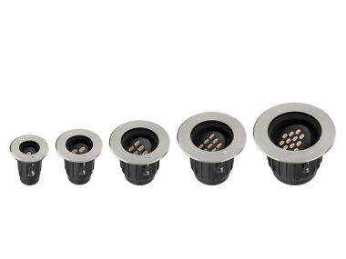 Ceres Series Rotation Angle 0~30° Recessed up light IP67